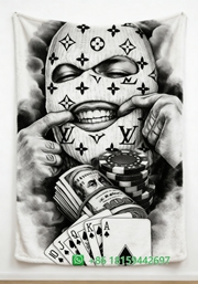 Louis Vuitton Throw Blankets